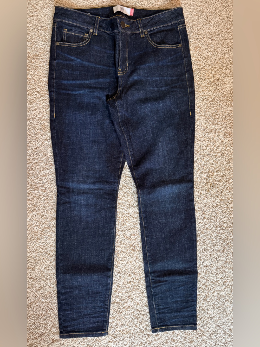 CAbi Women's Skinny Jeans in Dark Indigo